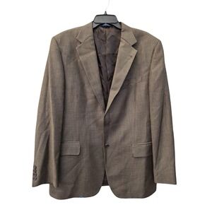 Joseph Abboud Men's Sport Coat Blazer Gray Textured Wool Blend Size 42R –Classic